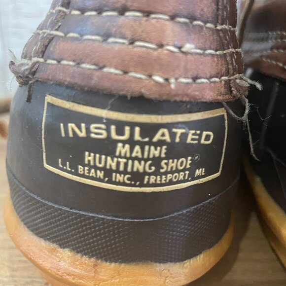 Vintage LL Bean Maine Duck Hunting Main Boots 13 - Picture 4 of 16